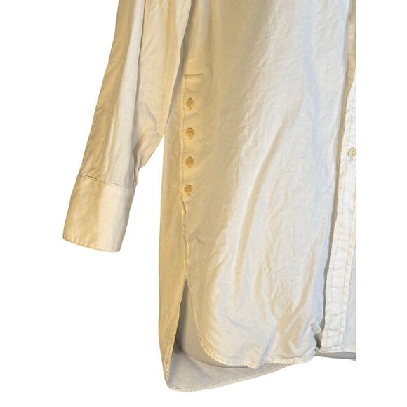 Madewell Womens Button Up 3/4 Sleeve Side Button Shirt Size XXS - Picture 3 of 8